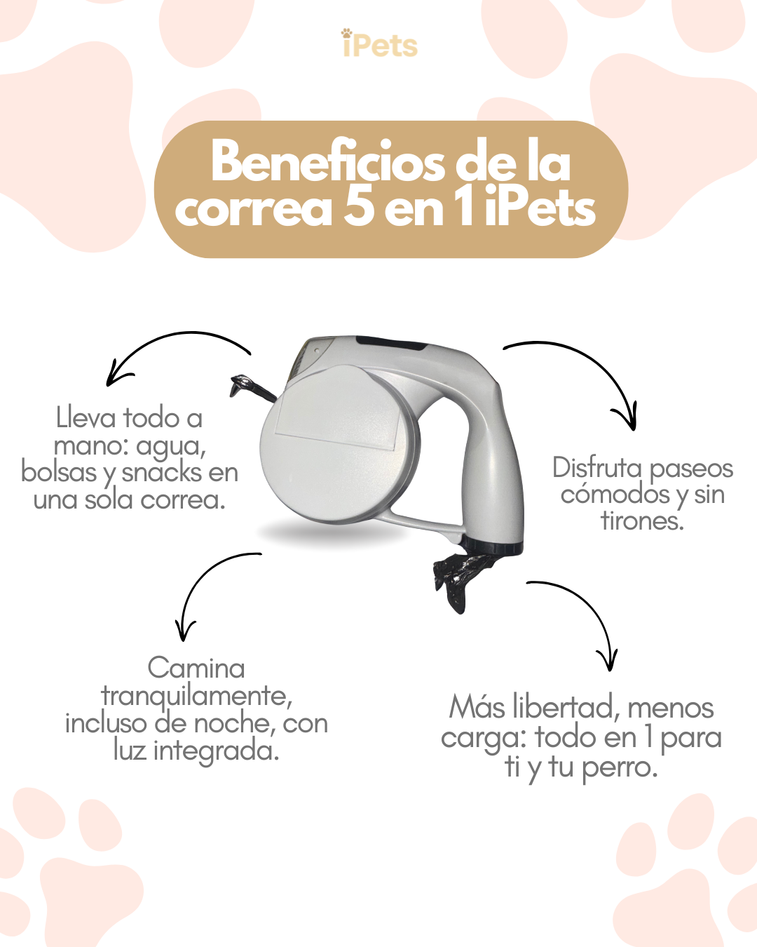 Correa 5 en 1 iPets®